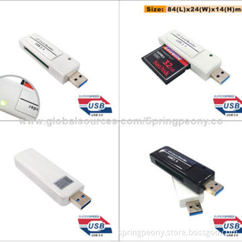 Promotional High-quality USB3.0 CF Card Reader Driver with LED Indicated Lamp
